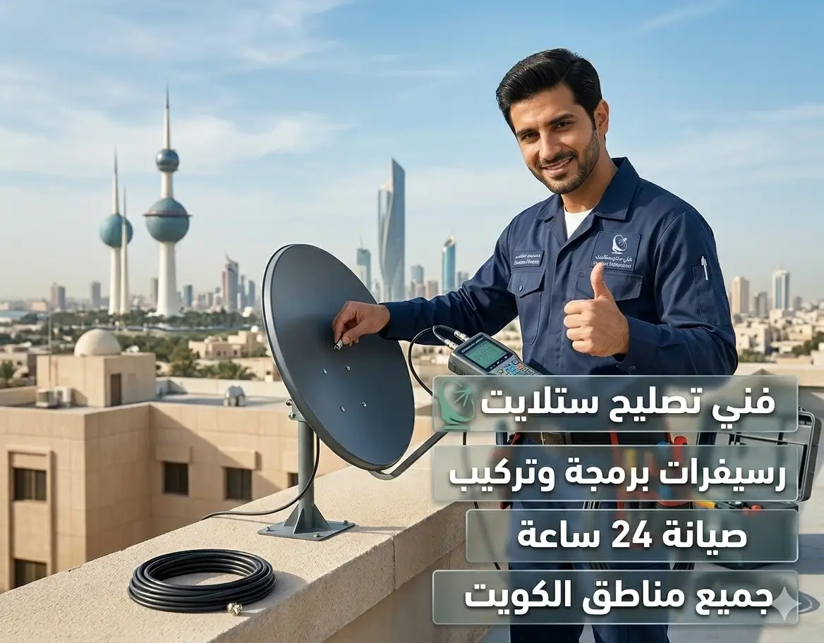 فني ستلايت الكويت خدمه 24 ساعة 4